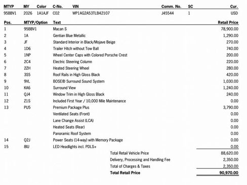 New 2026 Porsche Macan S image 45