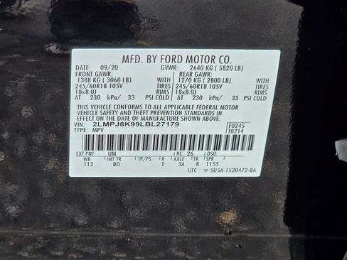 Used 2020 Lincoln Nautilus Reserve image 28