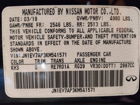 Used 2019 INFINITI Q50 Signature Edition RWD image 33