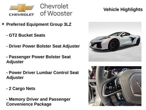 New 2026 Chevrolet Corvette Z06 w/ Battery Protection Package RWD image 2