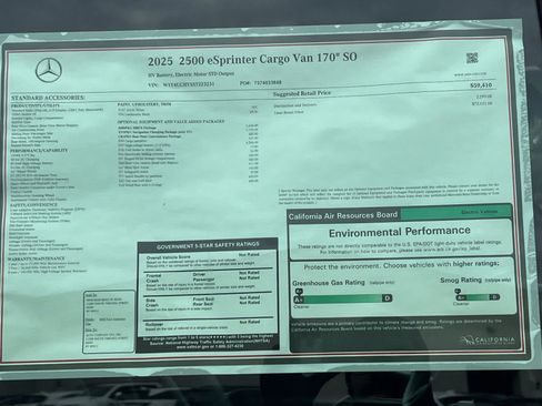 New 2025 Mercedes-Benz eSprinter 170 Cargo image 19