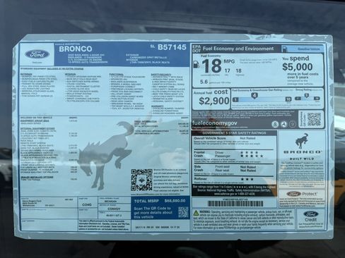 New 2025 Ford Bronco Badlands w/ Sasquatch Package AWD/4WD image 2