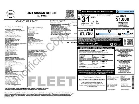 Used 2024 Nissan Rogue SL w/ SL Premium Package AWD/4WD image 2