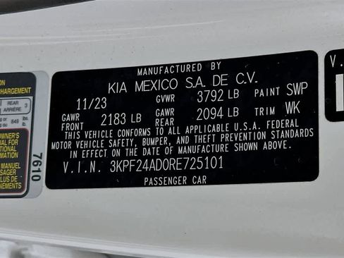 Used 2024 Kia Forte LXS w/ LXS Technology Package FWD image 22
