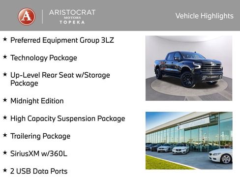 Used 2024 Chevrolet Silverado 1500 High Country w/ Midnight Edition image 2