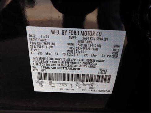 New 2026 Ford Explorer Platinum w/ LUX Leather Package image 23