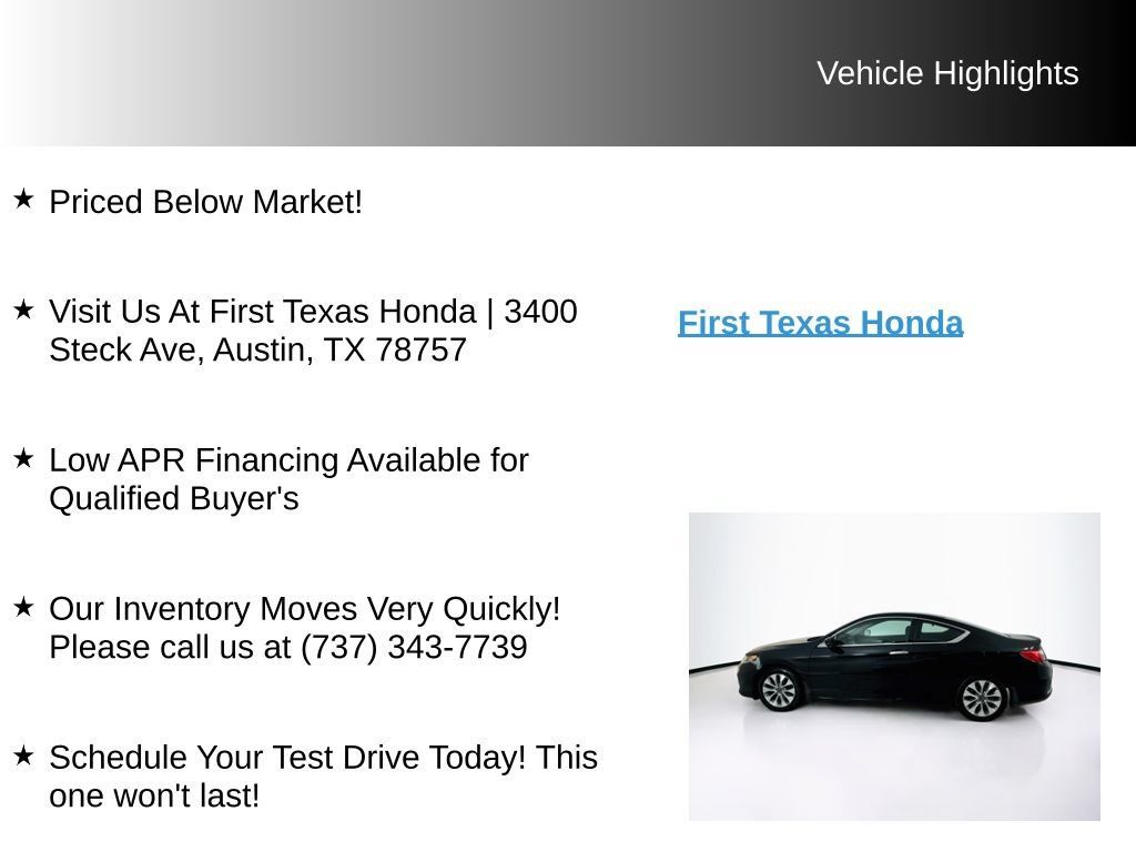 Used 2015 Honda Accord LX-S image 9