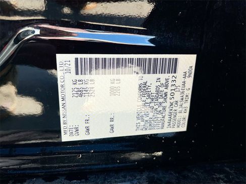 Used 2022 Nissan Maxima SR w/ Sport Mat Group image 31