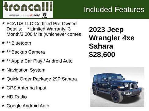 Certified 2023 Jeep Wrangler Unlimited Sahara image 5