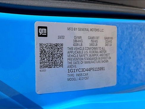 Used 2023 Chevrolet Corvette Stingray Premium Conv w/ Stealth Interior Trim Package image 14