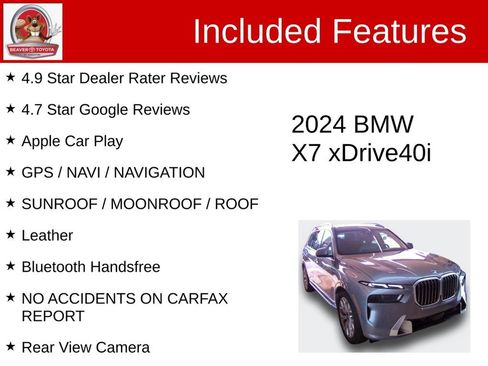 Used 2024 BMW X7 xDrive40i AWD/4WD image 5