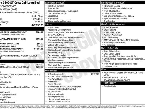 Used 2011 RAM 3500 ST w/ ST Popular Equipment Group image 10