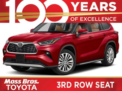 New 2025 Toyota Highlander Platinum