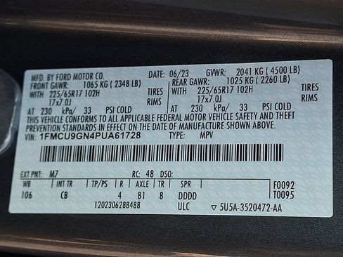 Used 2023 Ford Escape Active w/ Tech Pack #2 AWD/4WD image 29