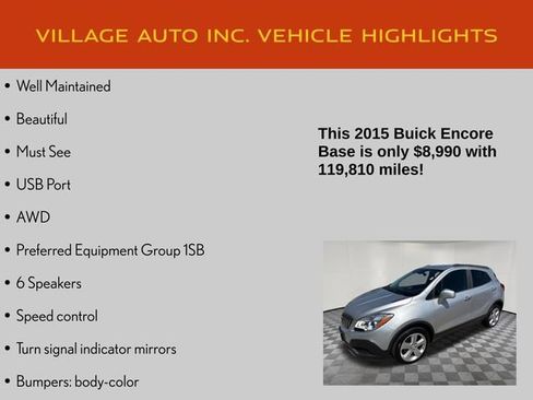 Used 2015 Buick Encore AWD image 7