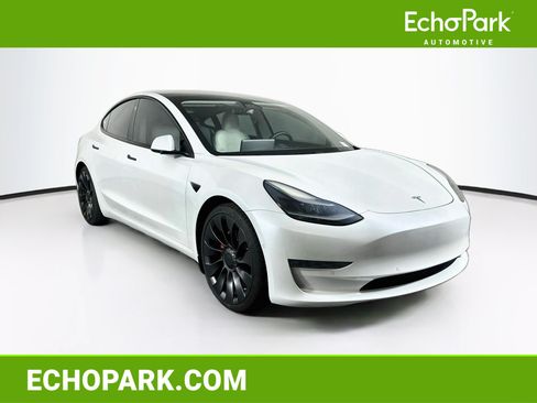 Used 2021 Tesla Model 3 Performance AWD/4WD image 1