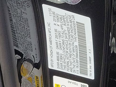 Certified 2021 Acura TLX FWD image 28