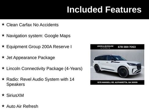 New 2026 Lincoln Aviator Reserve w/ Jet Appearance Package RWD image 6