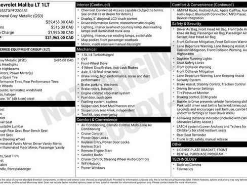 Certified 2023 Chevrolet Malibu LT FWD image 6