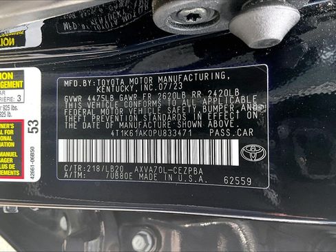 Used 2023 Toyota Camry XSE FWD image 29