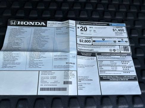 Used 2012 Honda Pilot Touring image 32