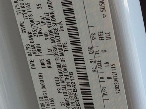 Certified 2023 Ford F150 Tremor w/ Equipment Group 402A High image 20