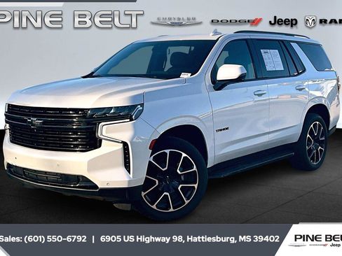 Used 2021 Chevrolet Tahoe RST w/ Luxury Package RWD image 1
