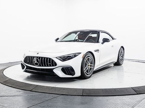 Certified 2022 Mercedes-Benz SL 55 AMG 4MATIC w/ Driver Assistance Package image 3