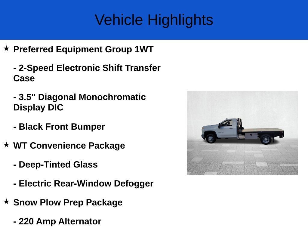New 2025 Chevrolet Silverado 3500 W/T w/ WT Convenience Package AWD/4WD image 3