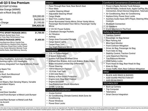 Used 2023 Audi Q3 2.0T Premium w/ Black Optic Sport Package image 16