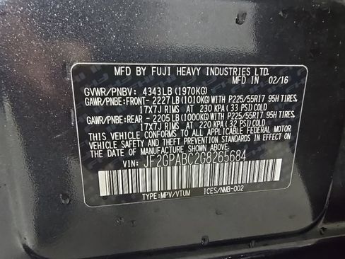 Used 2016 Subaru Crosstrek 2.0i Premium AWD/4WD image 15