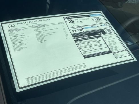 New 2026 Mercedes-Benz CLA 250 4MATIC image 36