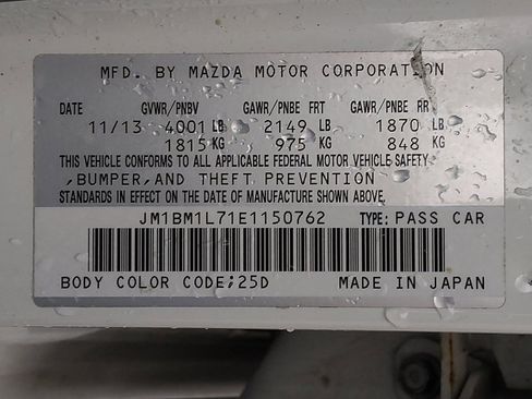 Used 2014 MAZDA MAZDA3 i Touring w/ Moonroof Package 1 image 33