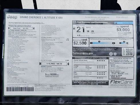 New 2025 Jeep Grand Cherokee L Altitude image 17