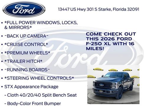 New 2026 Ford F250 XL w/ STX Appearance Package image 10