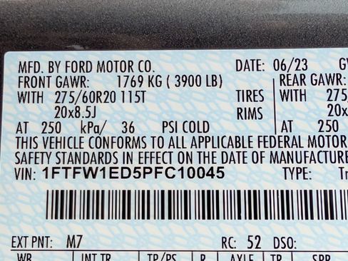 Certified 2023 Ford F150 Lariat w/ Equipment Group 502A High AWD/4WD image 27