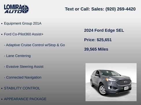 Used 2024 Ford Edge SEL AWD/4WD image 8