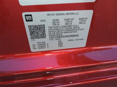 Certified 2024 Chevrolet Silverado 1500 RST w/ Texas Edition Plus image 11