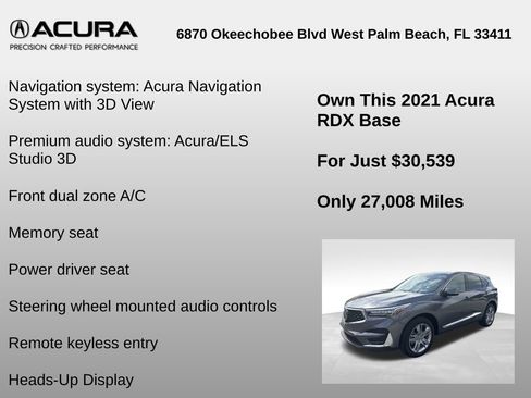 Used 2021 Acura RDX FWD w/ Advance Package image 6