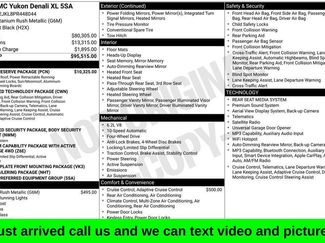 Used 2023 GMC Yukon XL Denali w/ Denali Reserve Package AWD/4WD video 1