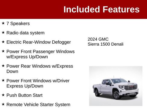 Used 2024 GMC Sierra 1500 Denali w/ Denali Reserve Package AWD/4WD image 4