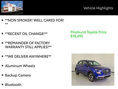 Certified 2024 Hyundai Venue SEL image 19