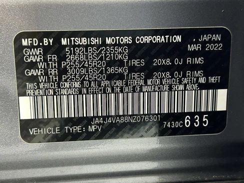 Used 2022 Mitsubishi Outlander SEL AWD/4WD image 36