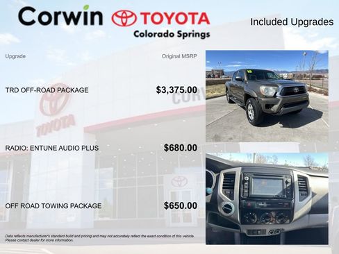 Used 2015 Toyota Tacoma 4x4 Double Cab w/ TRD Off-Road Package image 4