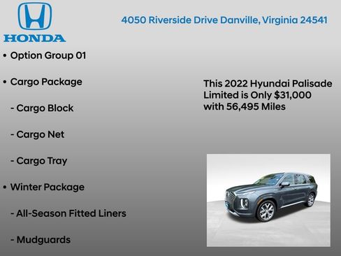 Used 2022 Hyundai Palisade Limited w/ Winter Package FWD image 7