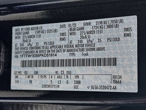 Used 2023 Ford F150 XLT w/ Equipment Group 302A High AWD/4WD image 36