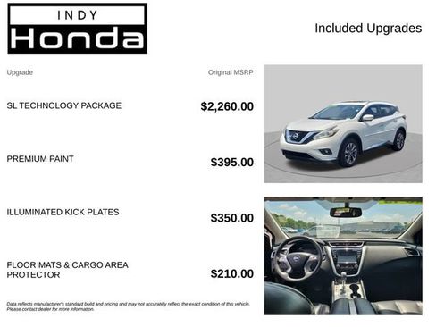 Used 2015 Nissan Murano SL w/ SL Technology Package AWD/4WD image 4
