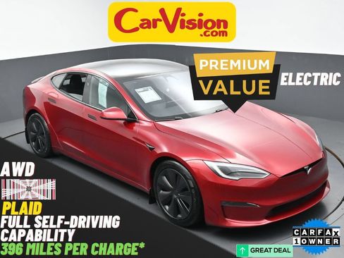 Used 2023 Tesla Model S Plaid AWD/4WD image 1