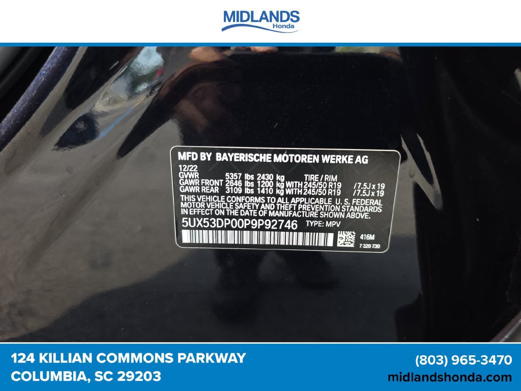 Used 2023 BMW X3 xDrive30i w/ M Sport Package AWD/4WD image 30