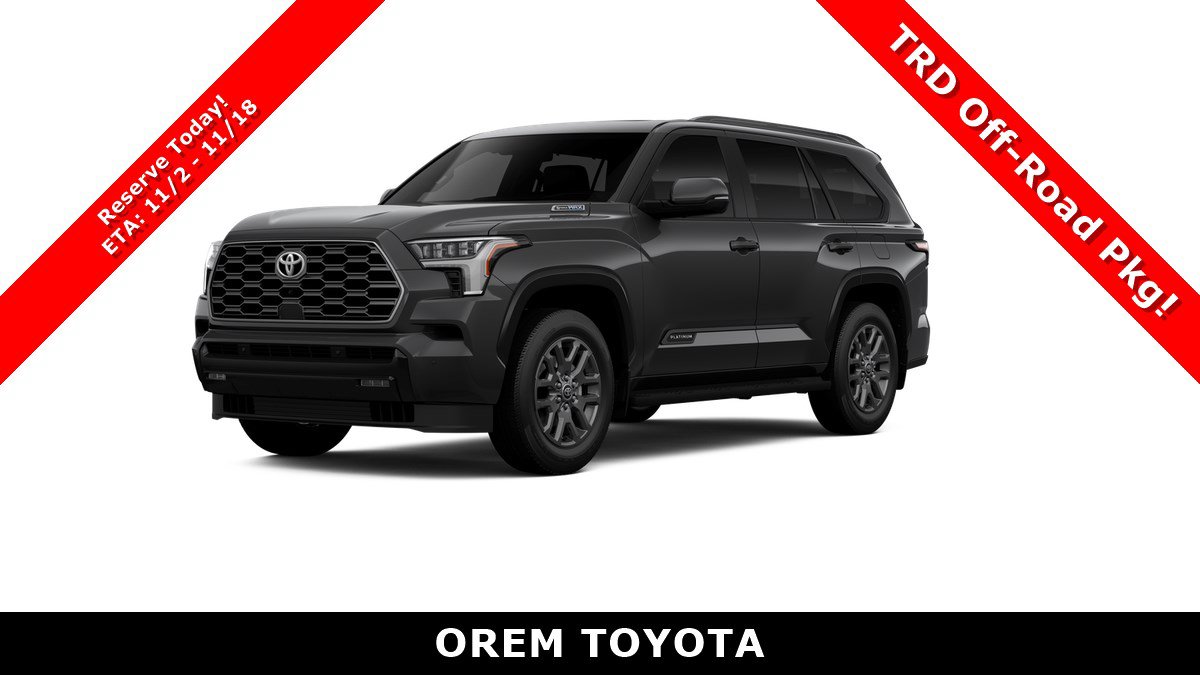 New 2026 Toyota Sequoia Platinum AWD/4WD image 1